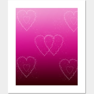 Sparkle Hearts Posters and Art